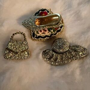 Vintage Hat, high heels and purse
Rare